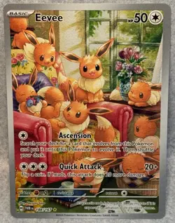 Eevee 188/167 Illustration Rare Twilight Masquerade Iconic Beautiful Pokemon - Image 1