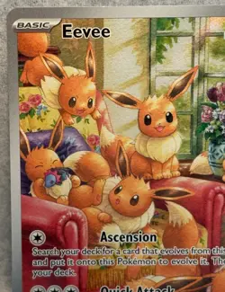 Eevee 188/167 Illustration Rare Twilight Masquerade Iconic Beautiful Pokemon - Image 3