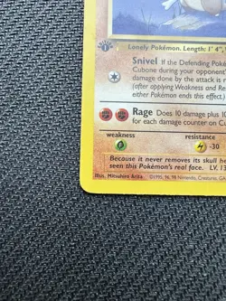 Pokemon TCG - Cubone 50/64 Jungle Common 1st Edition WOTC - MP - Image 5