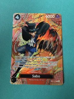 Bandai One Piece Card Game Sabo P-105 SP Foil Special 4 EN - Image 1