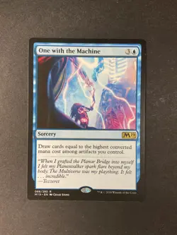 One with the Machine - Core Set 2019 - Magic the Gathering - MTG - Image 1