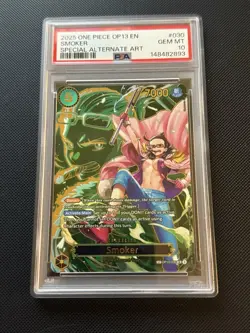 2025 ONE PIECE OP13-CARRYING ON HIS WILL SPECIAL ALTERNATE ART SMOKER PSA 10 - Image 1
