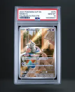 Mimikyu 075 Sv: Scarlet & Violet Promo Cards Holo Promo PSA 10 English 2024 - Image 1