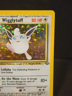 Wigglytuff 16/64 Holo Rare 1st Edition Jungle Pokemon Card Cpics&descri4conditi - Image 3