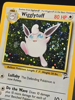 Wigglytuff Jungle Base Set 2 Holo Rare Pokemon Card 19 - Image 3