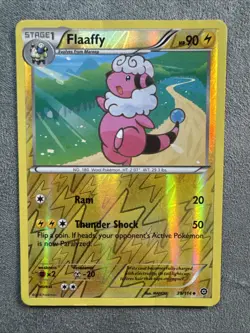 Flaaffy 39/114 Steam Siege Reverse Holo Pokemon Card - Image 1