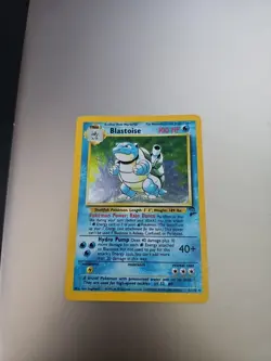 Pokemon TCG Blastoise Holo Unlimited Rare Card 2/130 Base Set 2 Near Mint - Image 1