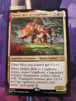 MTG Bloomburrow - Mabel, Heir To Cragflame NM - Image 1