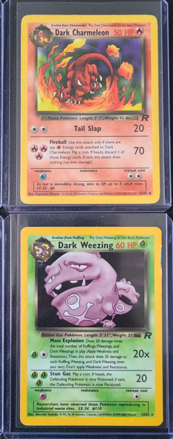 Vintage Pokemon Team Rocket 2000 Card Lot of 6 w/ 4 holos - MP - Image 5