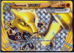 2015 POKEMON XY BREAKTHROUGH-MAROWAK 79/162 & CHESNAUGHT 12/162 HOLO BREAK CARDS - Image 3