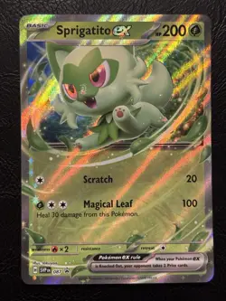 Sprigatito ex 087 Sv: Scarlet & Violet Promo Cards Holo - Image 1