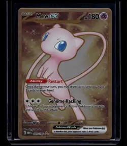 Pokemon TCG Mew ex 205/165 151 Metal Card Scarlet & Violet 151 Promo NM - Image 1