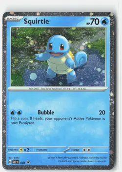 Squirtle - (Cosmos Holo) Promo SV: Scarlet & Violet Promo Cards 048 NM - Image 1
