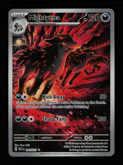 Mightyena 243/217 Illustration Rare Ascended Heroes Pokemon Cards - Image 1