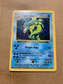 Shadowless Gyarados 6/102 Base Set - Holo Pokemon Card - NM - Image 2