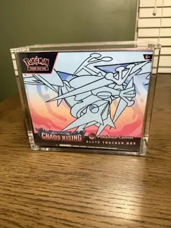 pokemon chaos rising pokemon center ETB with Case - Image 1