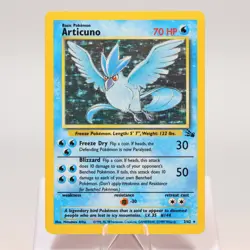 Pokemon TCG - Articuno 2/62 Fossil Holo Rare WOTC - LP - Image 2