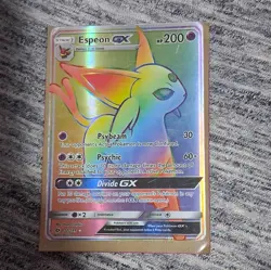 Espeon GX 152/149 SM Base Set Secret Rare Full Art Stage 1 Holo Pokemon Card - Image 1