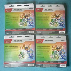 Pokemon TCG First Partner Illustration Collection Series 1 — Set of 4 Sealed - Image 2