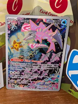 Veluza 192/182 Pokemon Paradox Rift Illustration Rare Card NM - Image 2