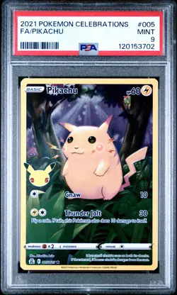 Fa/Pikachu Pokemon Celebrations 005 PSA {{cardGame}} - Image 1