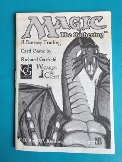 Magic the Gathering Revised Instruction Book - MTG Manual Used - Image 1