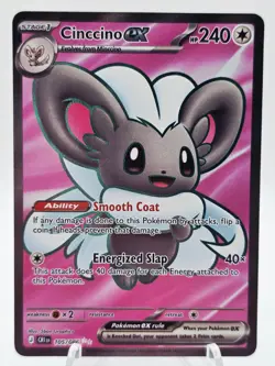Cinccino ex 105/086 Pokemon TCG Chaos Rising Ultra Rare Holo NM - Image 1