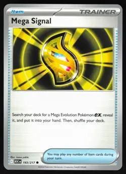Mega Signal 193/217 Common ME: Ascended Heroes Pokemon NM - Image 1