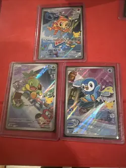 Pokemon 1st Partner Turtwig #40 Chimchar #41 Piplup #42 Amazing Condition🔥🔥 - Image 1