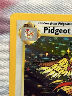 Pidgeot 8/64 1st Edition Holo Jungle Vintage Rare WOTC Pokemon Card #8 TCG LP+ - Image 3