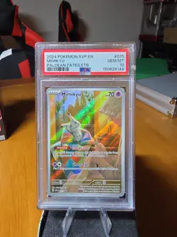 2024 POKEMON SVP EN-SV BLACK STAR PROMO #075 MIMIKYU PSA 10 - Image 1