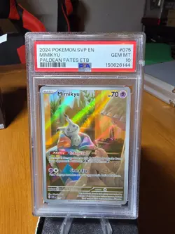 2024 POKEMON SVP EN-SV BLACK STAR PROMO #075 MIMIKYU PSA 10 - Image 3