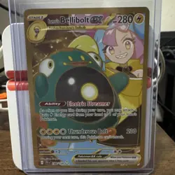Iono's Bellibolt ex 188/159 Journey Together Hyper Rare Pokemon TCG - Image 1