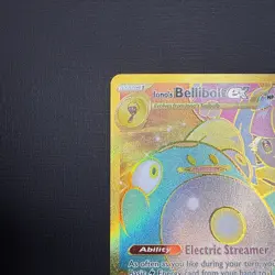 Iono's Bellibolt EX 188/159 Gold Hyper Rare Pokemon TCG Journey Together - Image 2