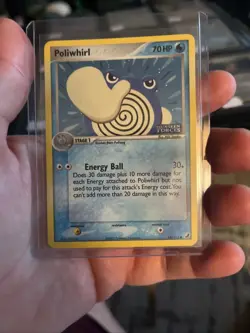 NM Reverse Holo Poliwhirl 68/115 Common Unseen Forces Pokemon 2005 Miki Tanaka - Image 3
