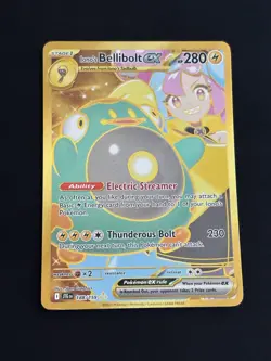 Iono's Bellibolt ex 188/159 Sv09: Journey Together Holo Pokemon TCG - NM - Image 1