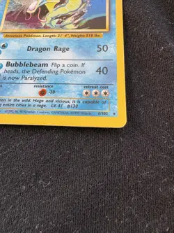 Pokemon TCG Gyarados 6/102 Holo Generally Good Condidtion - Image 4