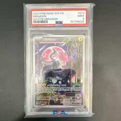 Pokemon Miraidon 013 Sv: Scarlet & Violet Promo Holo Basic 120 HP PSA 9 - Image 1