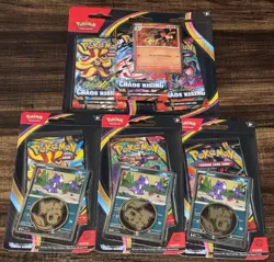 Pokemon TCG Chaos Rising ME04 3-Pack Blister Charmeleon With 3 Single Blisters - Image 1