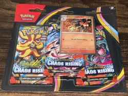 Pokemon TCG Chaos Rising ME04 3-Pack Blister Charmeleon With 3 Single Blisters - Image 2