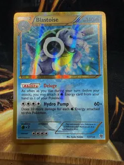 Pokemon TCG Blastoise 137/135 Plasma Storm Secret Rare Holo Alternative Art - Image 1