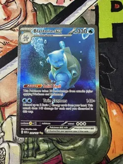 Pokemon TCG Blastoise ex 200/165 Scarlet Violet 151 Special Illustration Rare - Image 1