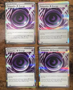 Pokemon TCG Perfect Order Special Telepathic Energy Playset 4x - NM - Image 1