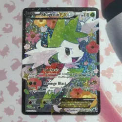 Pokemon Shaymin EX Ultra Rare Full Art Holo Roaring Skies 106/108 110 HP Eng - Image 1