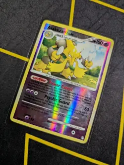 Alakazam 2/123 Reverse Holo Rare 2007 Mysterious Treasures Pokemon TCG MP - Image 3