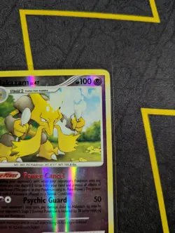Alakazam 2/123 Reverse Holo Rare 2007 Mysterious Treasures Pokemon TCG MP - Image 5