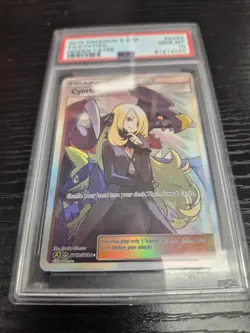 Pokemon TCG 2019 Sun & Moon Hidden Fates #SV82 Cynthia PSA 10 Gem Mint - Image 2