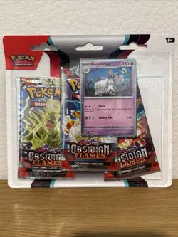 Pokemon TCG Scarlet & Violet - Obsidian Flames Booster Blister - 3 Packs - Image 1