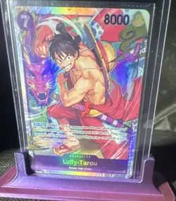 Bandai Luffy-Tarou ST18-005 Super Rare Foil Full Art Character 8000P 7C Eng - Image 1