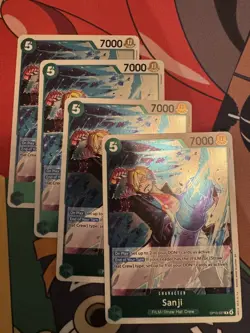 One Piece Sanji OP13-027 R (Playset of 4) OP-13 English - Image 1